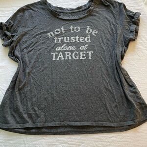 “Not to be trusted at Target”